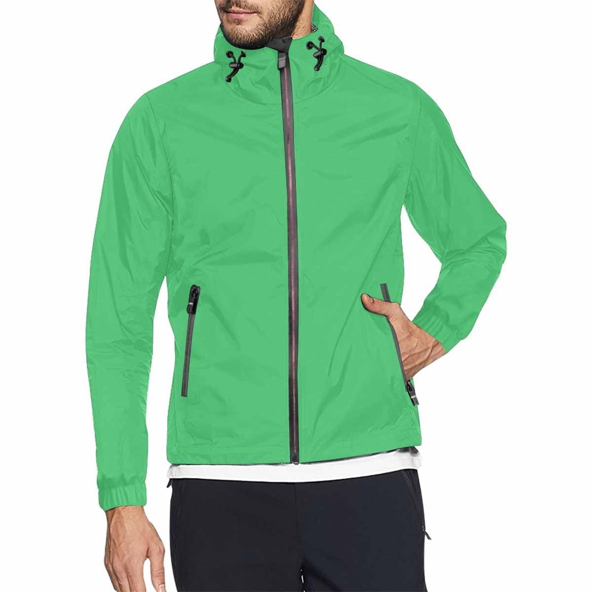 Emerald Green Hooded Windbreaker Jacket - Men / Women - Mens | Jackets