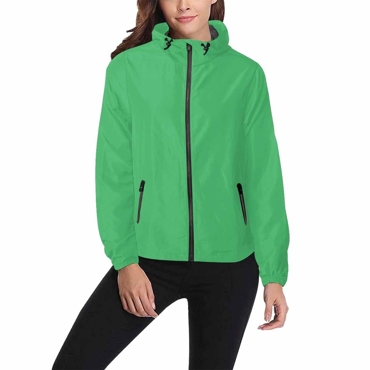 Emerald Green Hooded Windbreaker Jacket - Men / Women - Mens | Jackets