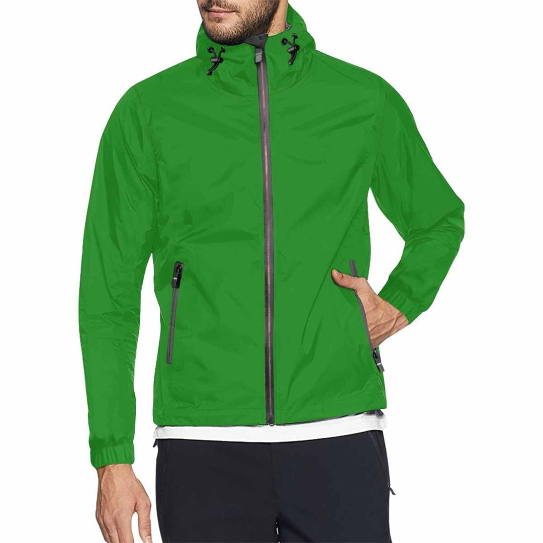 Forest Green Hooded Windbreaker Jacket - Men / Women - Mens | Jackets