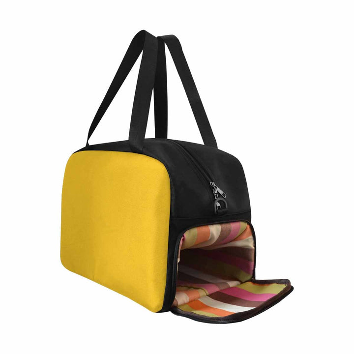 Freesia Yellow Tote and Crossbody Travel Bag - Bags/Travel Bags/Small Duffel