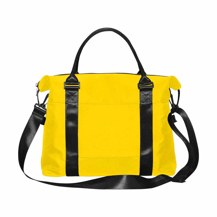 Gold Yellow Duffel Bag - Large Travel Carry - Bags/Oxford Crossbody Bags