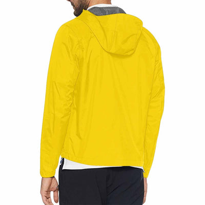 Gold Yellow Hooded Windbreaker Jacket - Men / Women - Mens | Jackets