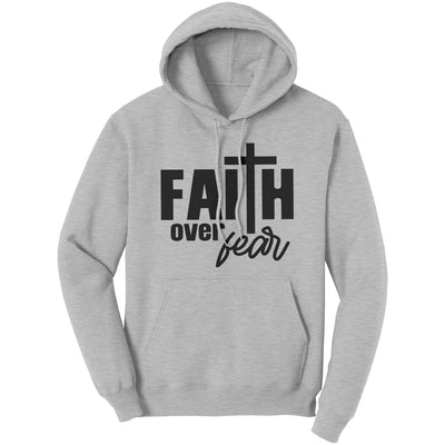 Graphic Hoodie Sweatshirt Faith Over Fear Hooded Shirt - Unisex | Hoodies