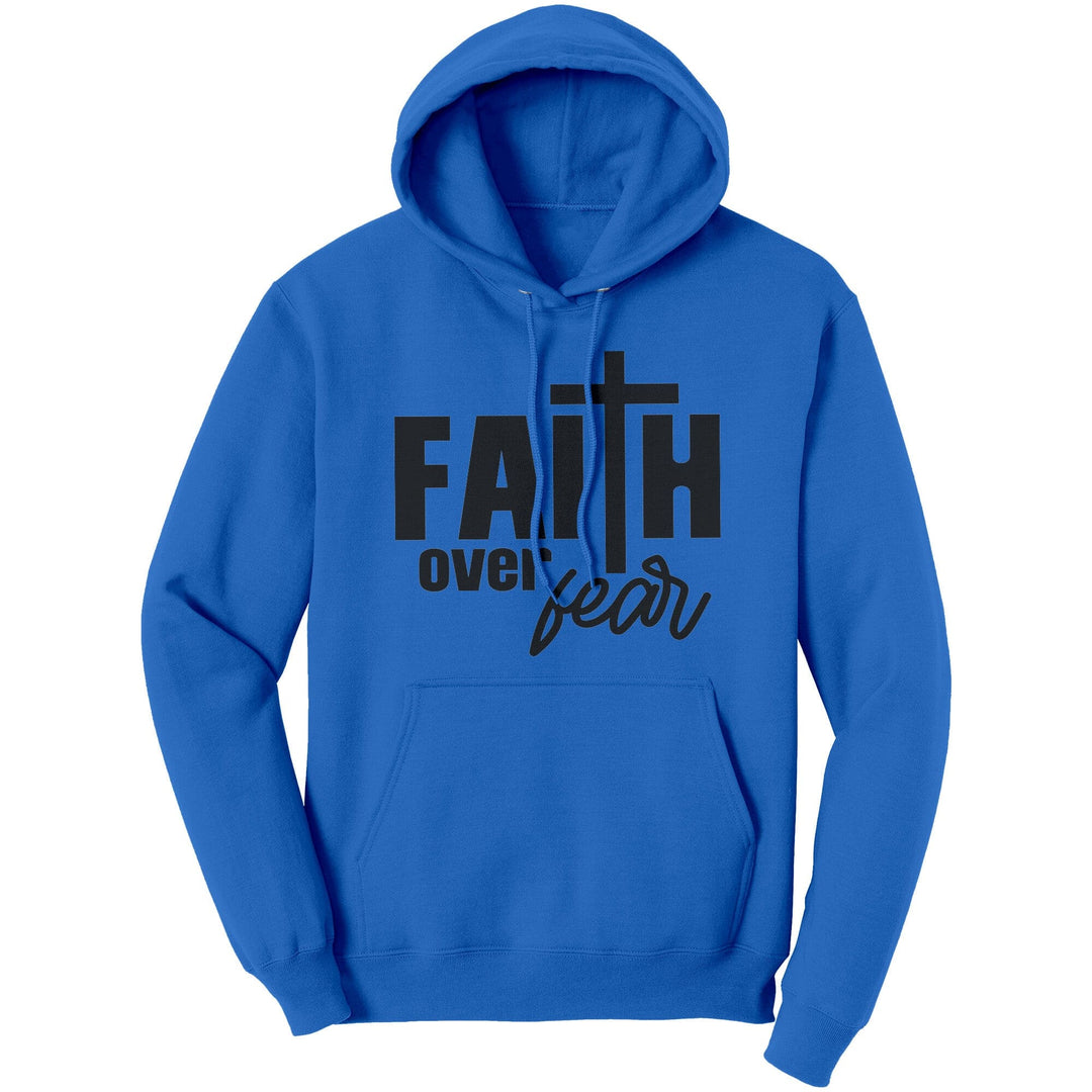 Graphic Hoodie Sweatshirt Faith Over Fear Hooded Shirt - Unisex | Hoodies