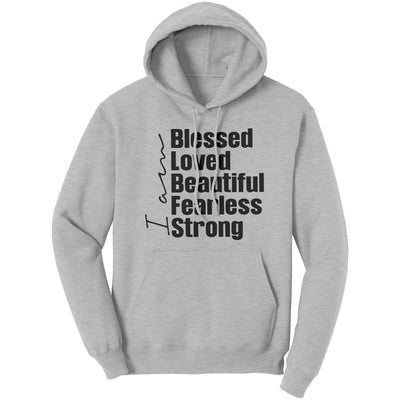 Graphic Hoodie Sweatshirt i Am Blessed Hooded Shirt - Unisex | Hoodies