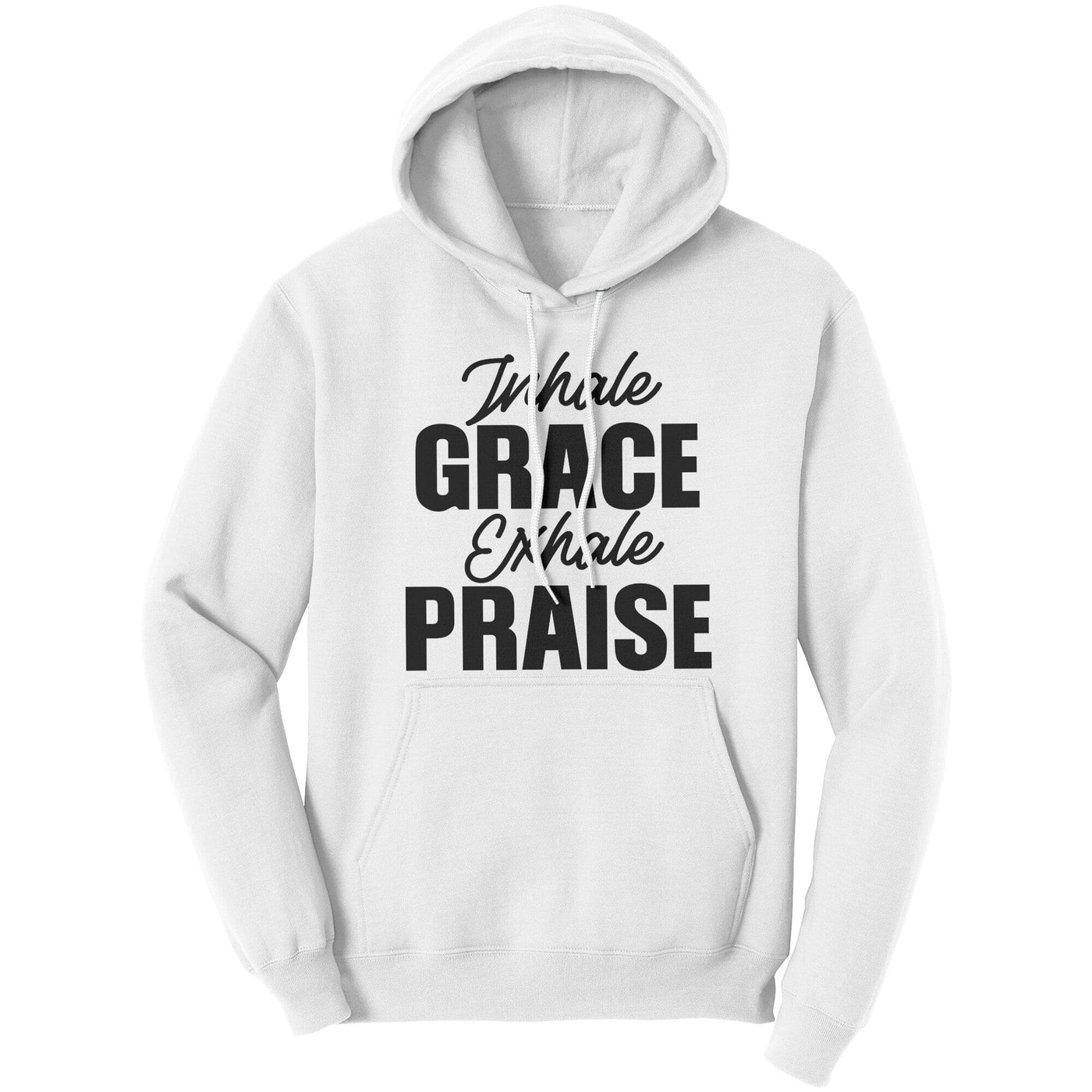 Graphic Hoodie Sweatshirt Inhale Grade Exhale Praise Hooded Shirt - Unisex |
