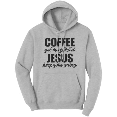 Graphic Hoodie Sweatshirt Jesus Keeps Me Going Hooded Shirt S2 - Unisex