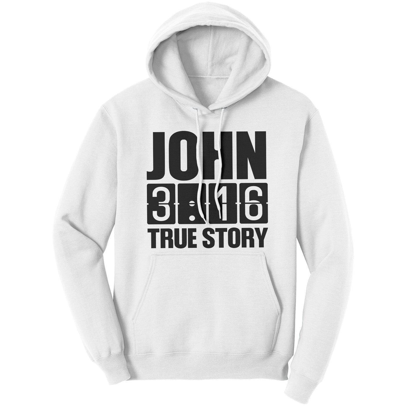 Graphic Hoodie Sweatshirt John 3:16 True Story Hooded Shirt - Unisex | Hoodies