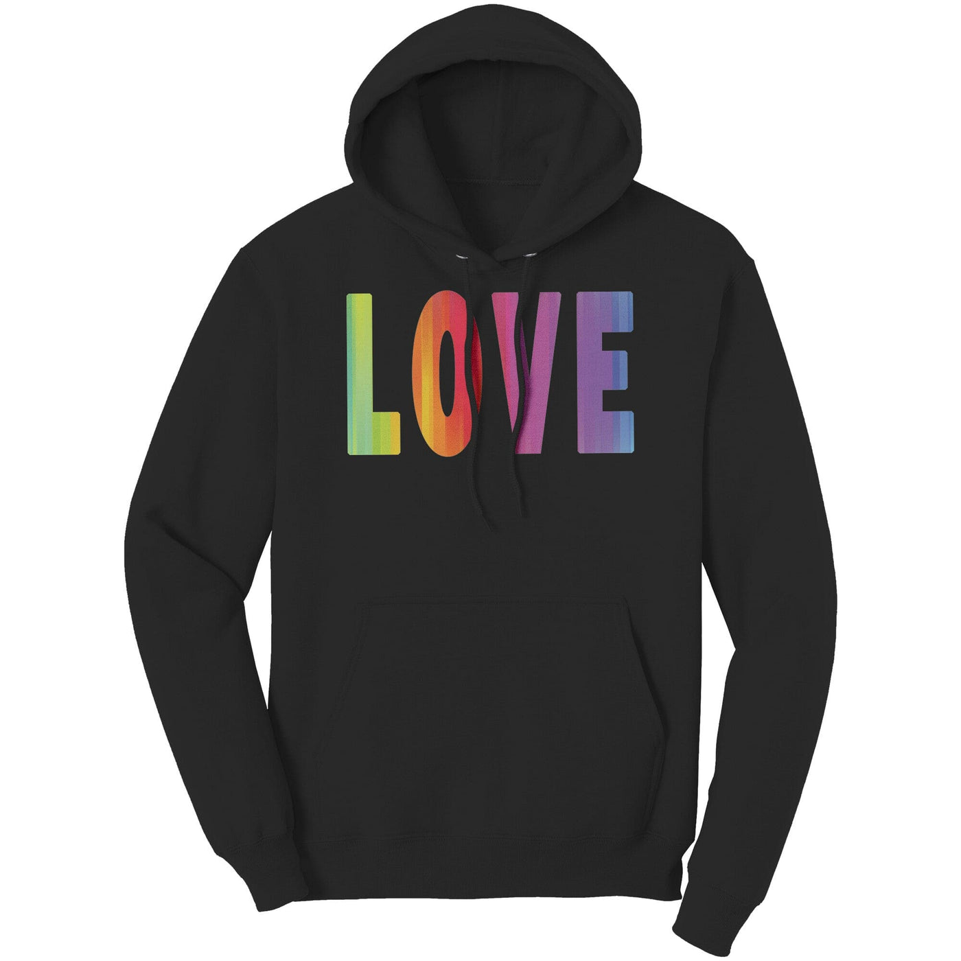 Graphic Hoodie Sweatshirt Love Rainbow Print Hooded Shirt - Unisex | Hoodies