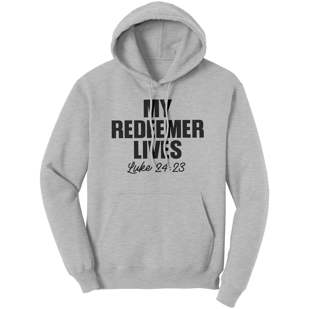 Graphic Hoodie Sweatshirt my Redeemer Lives Hooded Shirt - Unisex | Hoodies