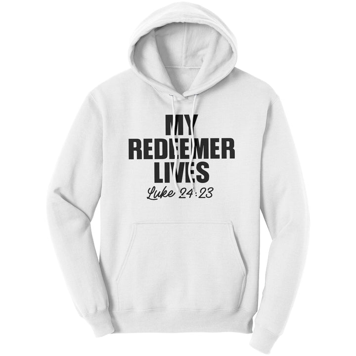 Graphic Hoodie Sweatshirt my Redeemer Lives Hooded Shirt - Unisex | Hoodies