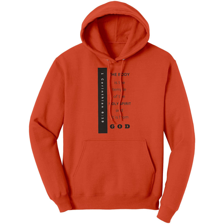 Graphic Hoodie the Body is the Temple of the Holy Spirit - Unisex | Hoodies