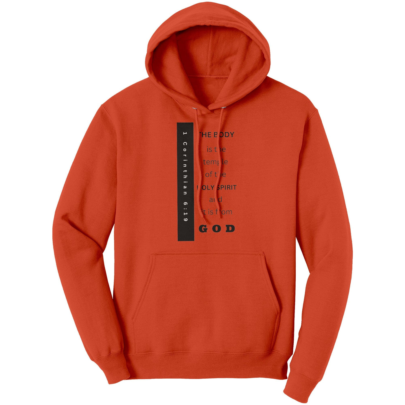 Graphic Hoodie The Body Is The Temple Of The Holy Spirit - Unisex | Hoodies
