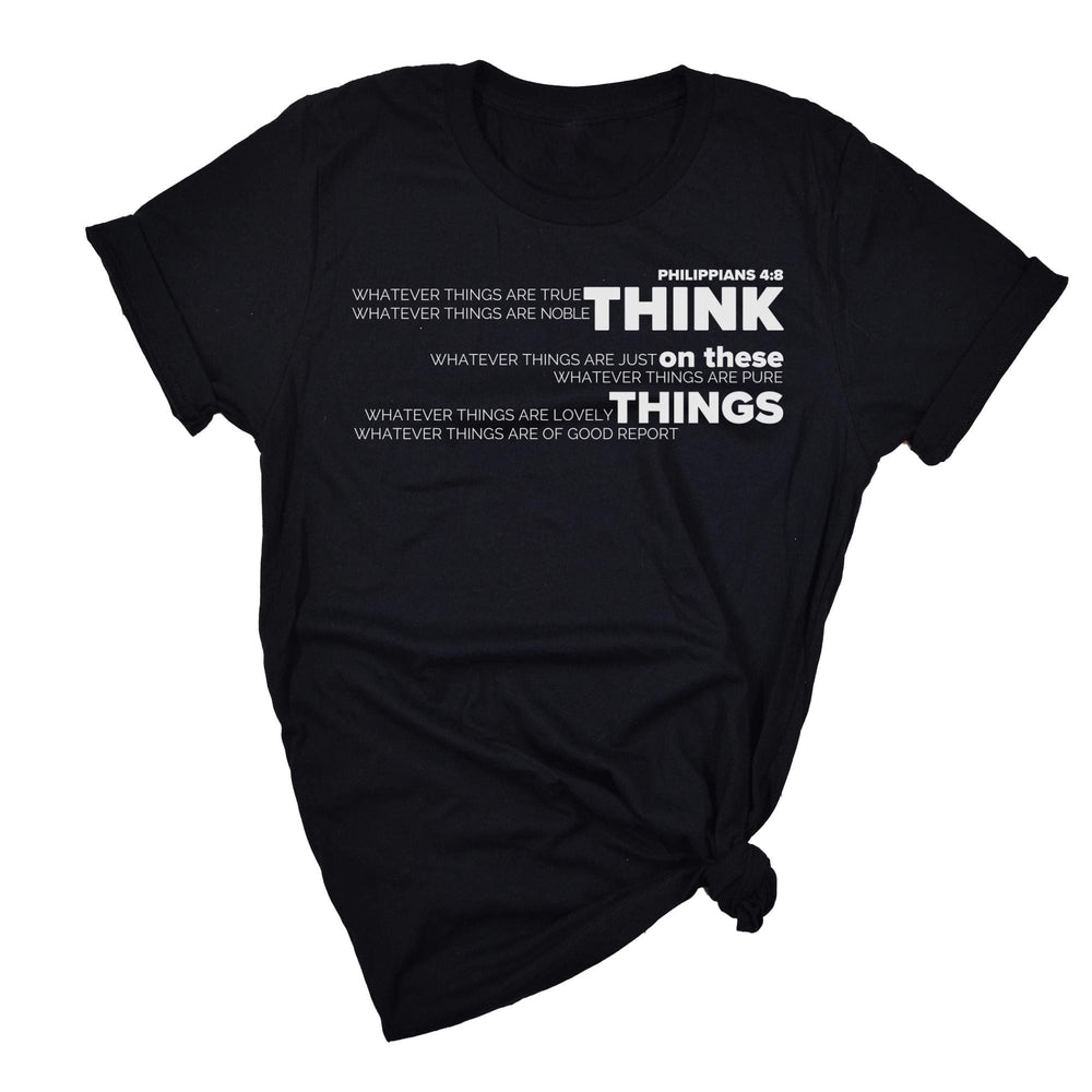 Graphic Tee Think on these Things Womens Plus Size Curvy T-shirt - Womens