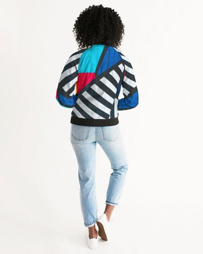 Gridline Colorful Style Womens Bomber Jacket - Womens | Jackets | Bombers