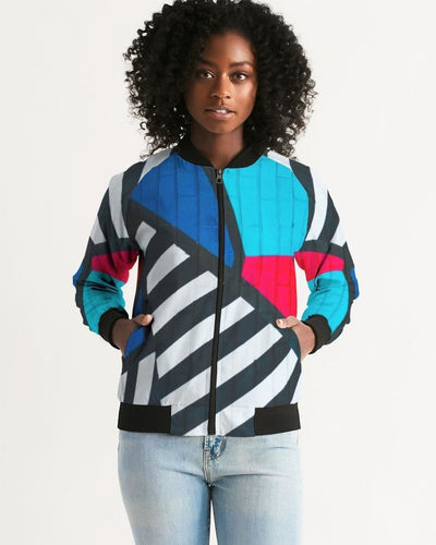 Gridline Colorful Style Womens Bomber Jacket - Womens | Jackets | Bombers