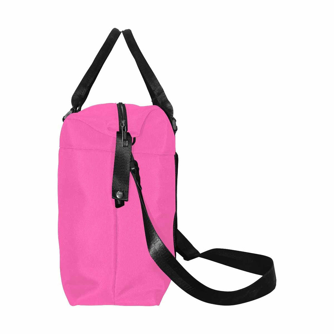 Hot Pink Duffel Bag - Large Travel Carry - Bags/Oxford Crossbody Bags