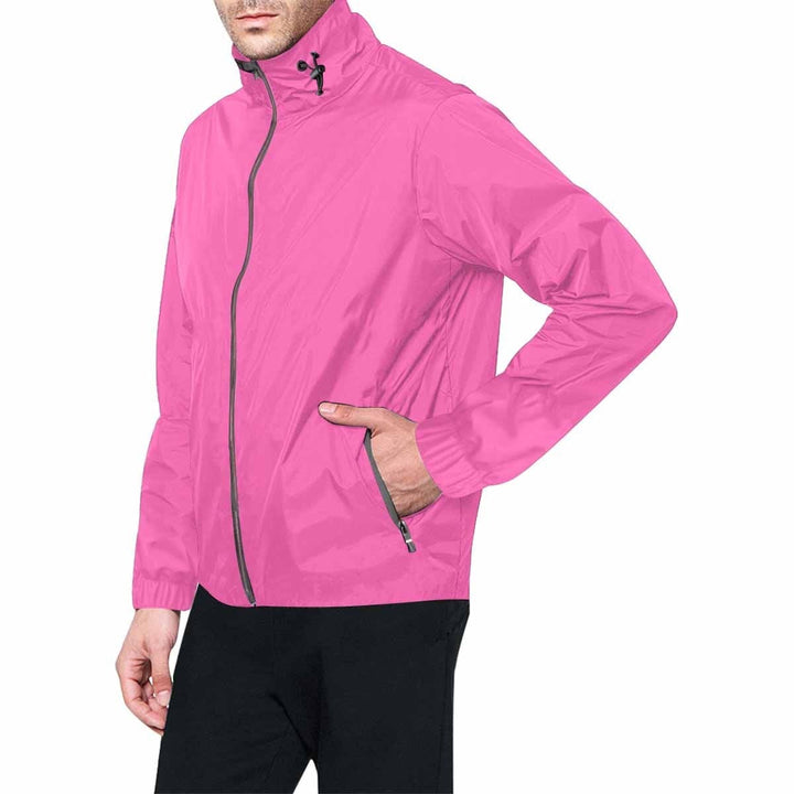 Hot Pink Hooded Windbreaker Jacket - Men / Women - Mens | Jackets | Windbreakers