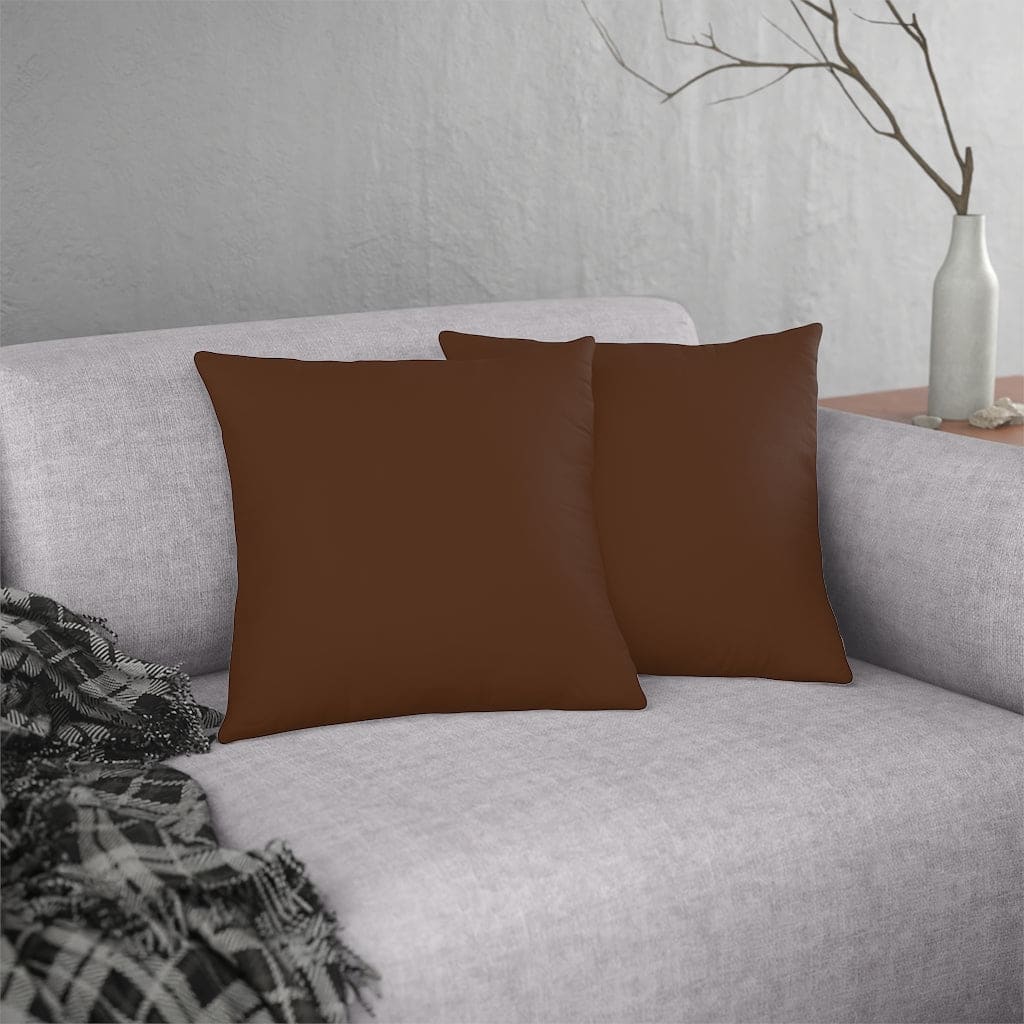 Indoor Or Outdoor Throw Pillow For Home Or Housewarming Gift Brown - Decorative
