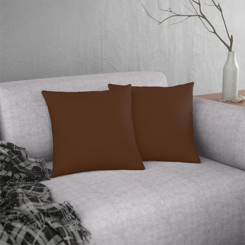Indoor Or Outdoor Throw Pillow For Home Or Housewarming Gift Brown - Decorative