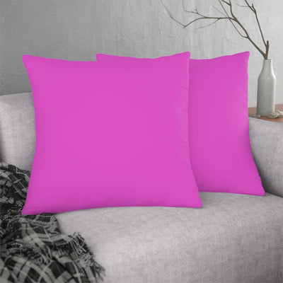 Indoor Or Outdoor Throw Pillow For Home Or Housewarming Gift Fuschia Pink -