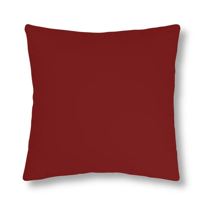Indoor Or Outdoor Throw Pillow For Home Or Housewarming Gift Maroon Red -