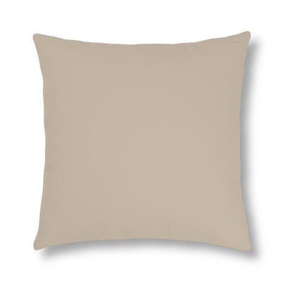 Indoor Or Outdoor Throw Pillow For Home Or Housewarming Gift Taupe Beige -