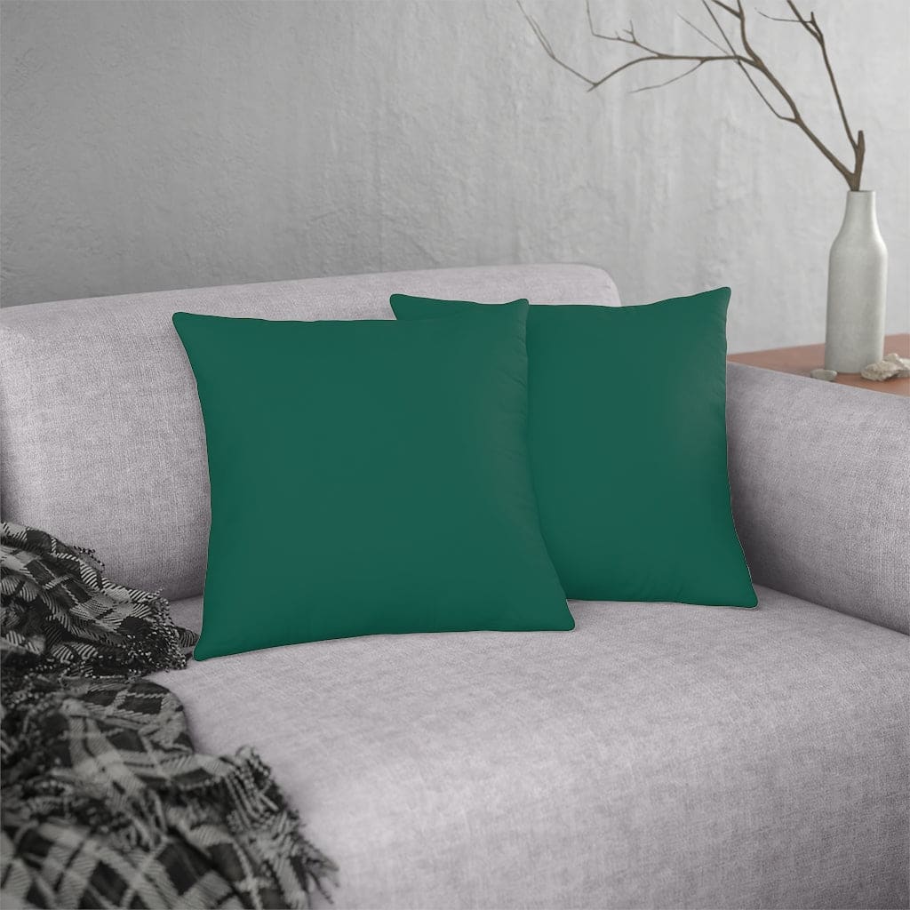 Indoor Or Outdoor Throw Pillow For Home Or Housewarming Gift Teal Green -