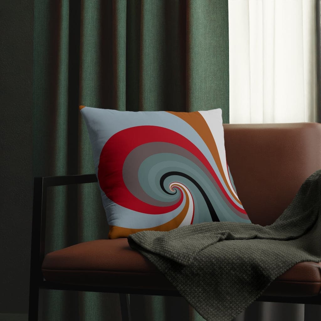 Indoor Or Outdoor Throw Pillow Retro Multicolor Vintage Print S11 - Decorative |