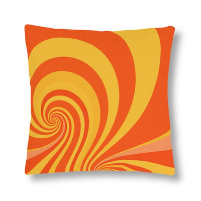 Indoor Or Outdoor Throw Pillow Retro Multicolor Vintage Print S12 - Decorative |