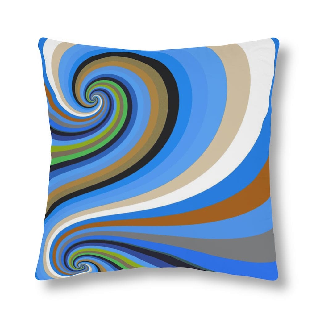 Indoor Or Outdoor Throw Pillow Retro Multicolor Vintage Print S15 - Decorative |
