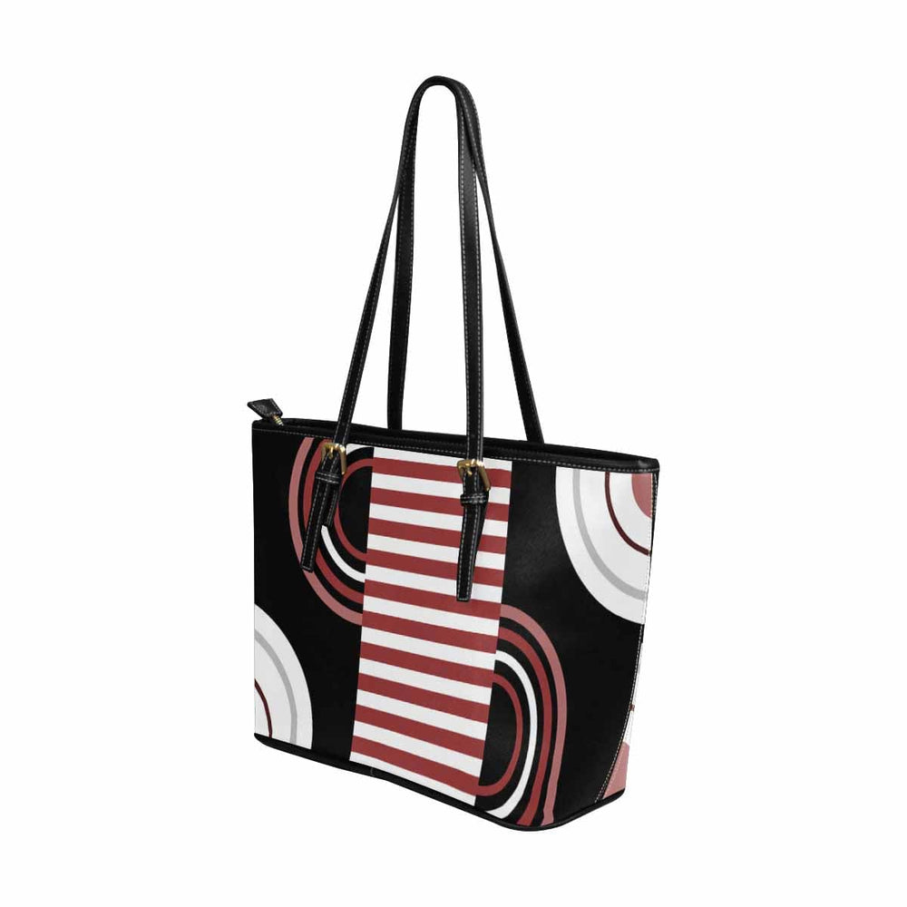 Large Leather Tote Shoulder Bag - Multicolor Handbag - Bags | Leather Tote Bags