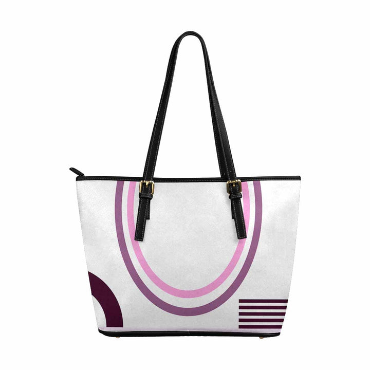 Large Leather Tote Shoulder Bag - Multicolor Handbag - Bags | Leather Tote Bags