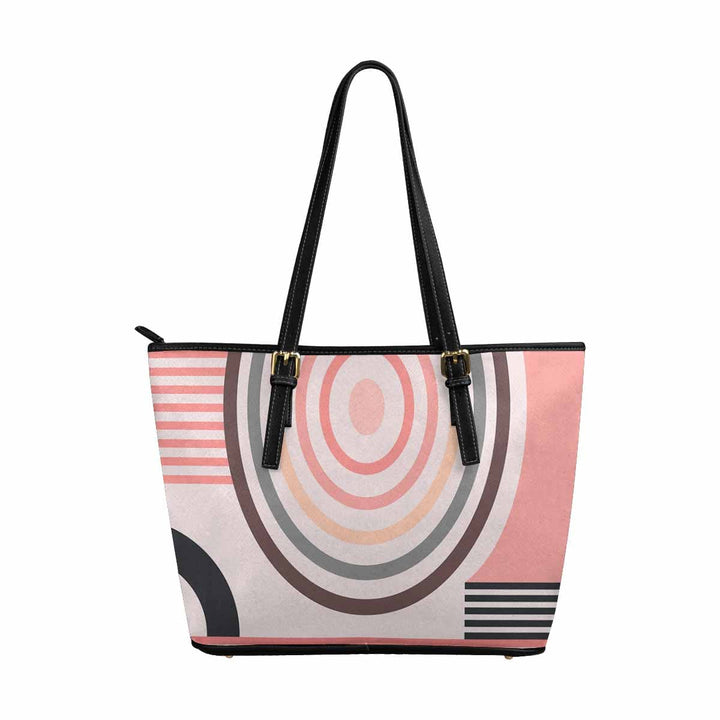 Large Leather Tote Shoulder Bag - Multicolor Handbag - Bags | Leather Tote Bags