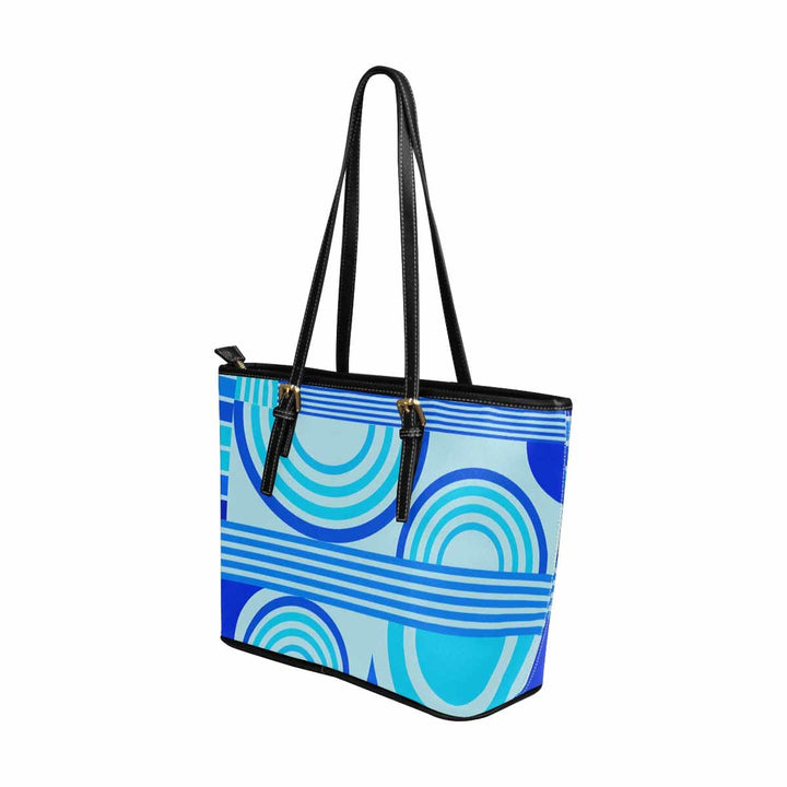 Large Leather Tote Shoulder Bag - Multicolor Handbag - Bags | Leather Tote Bags