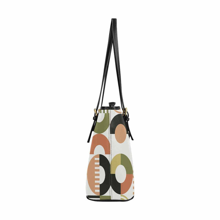 Large Leather Tote Shoulder Bag - Multicolor Handbag - Bags | Leather Tote Bags