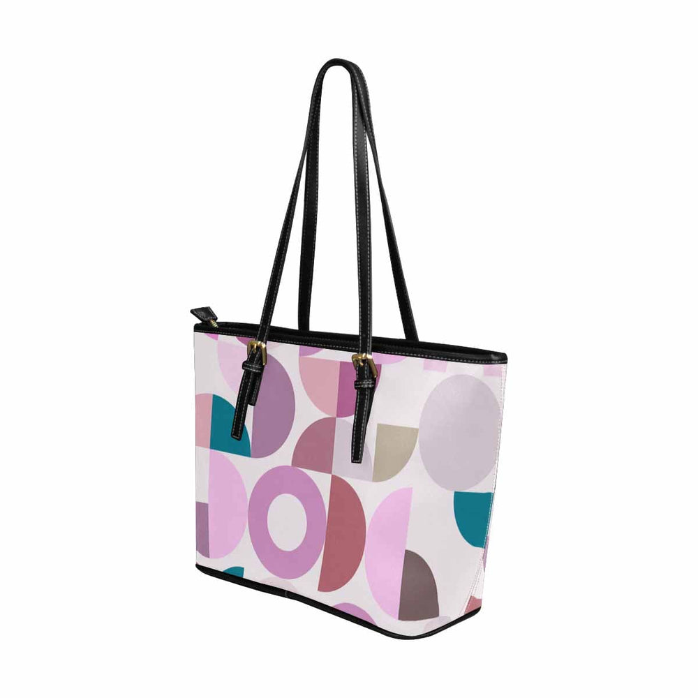 Large Leather Tote Shoulder Bag - Multicolor Handbag - Bags | Leather Tote Bags