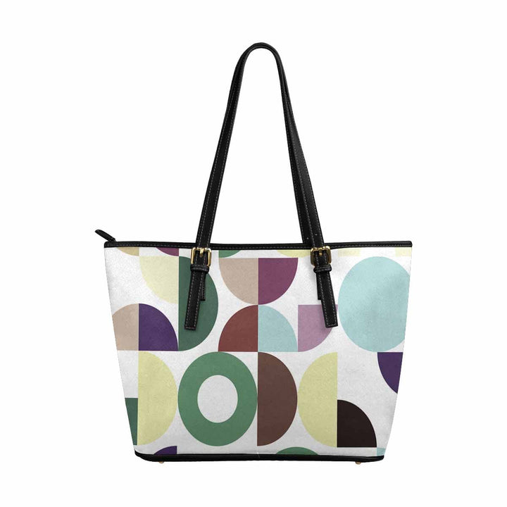 Large Leather Tote Shoulder Bag - Multicolor Handbag - Bags | Leather Tote Bags