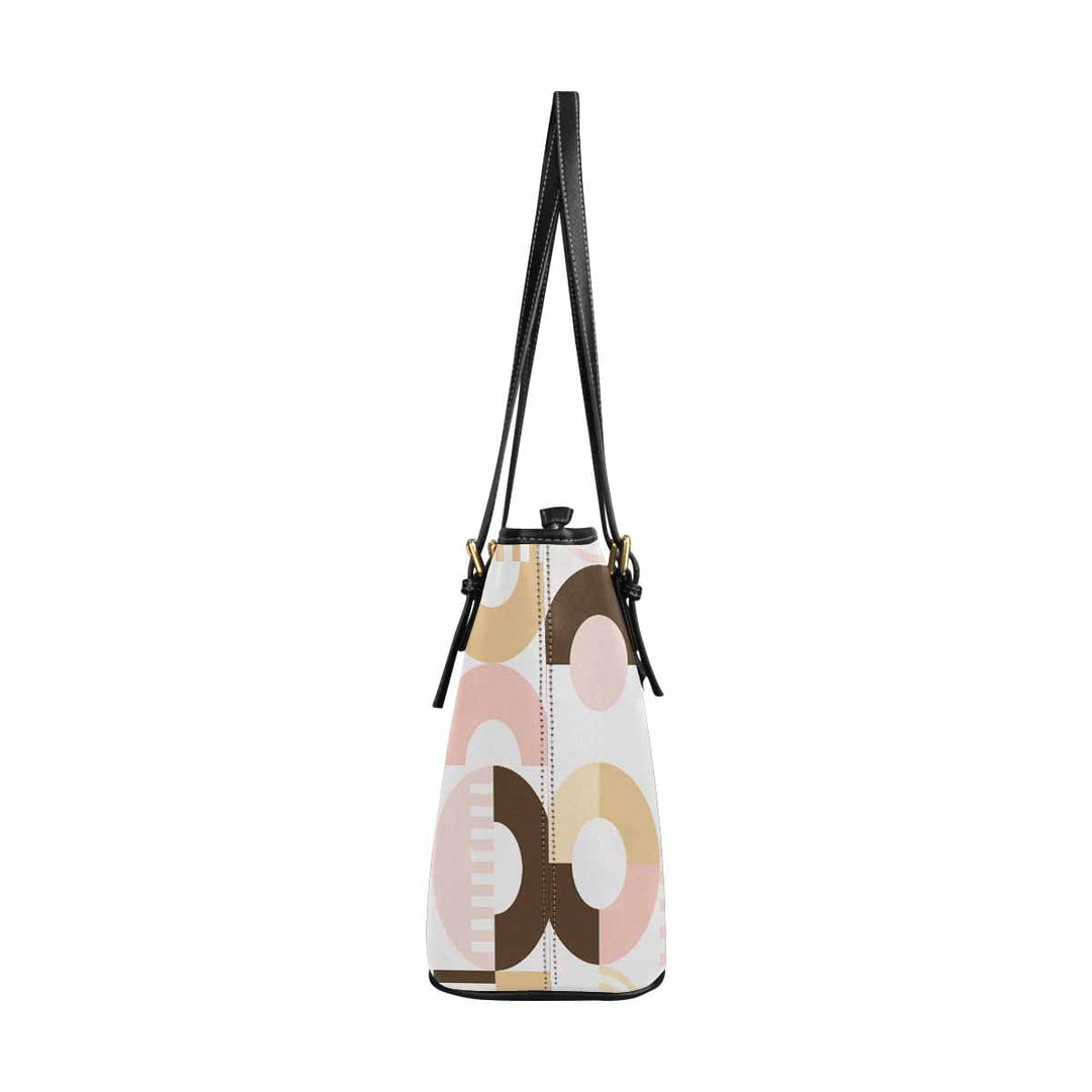 Large Leather Tote Shoulder Bag - Multicolor Handbag - Bags | Leather Tote Bags