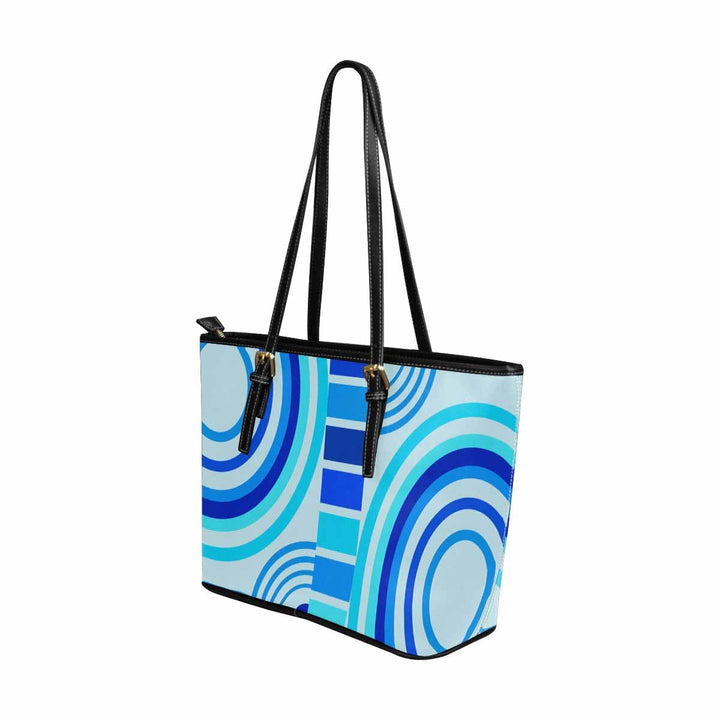 Large Leather Tote Shoulder Bag - Multicolor Handbag - Bags | Leather Tote Bags