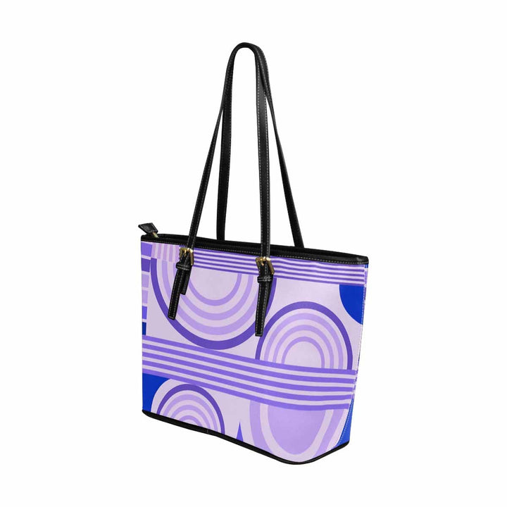 Large Leather Tote Shoulder Bag - Multicolor Handbag - Bags | Leather Tote Bags