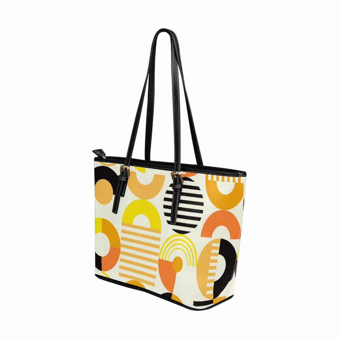 Large Leather Tote Shoulder Bag - Multicolor Handbag - Bags | Leather Tote Bags