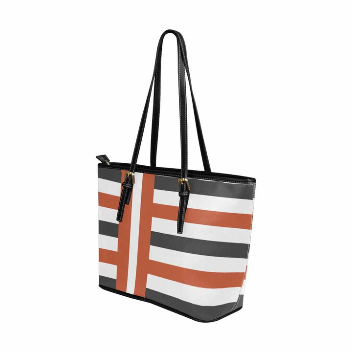 Large Leather Tote Shoulder Bag - Multicolor Handbag - Bags | Leather Tote Bags