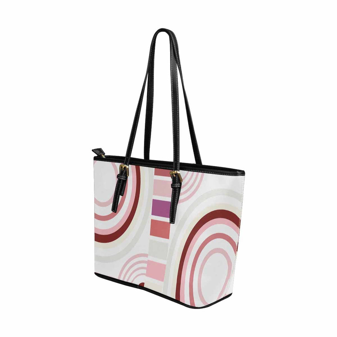 Large Leather Tote Shoulder Bag - Multicolor Handbag - Bags | Leather Tote Bags