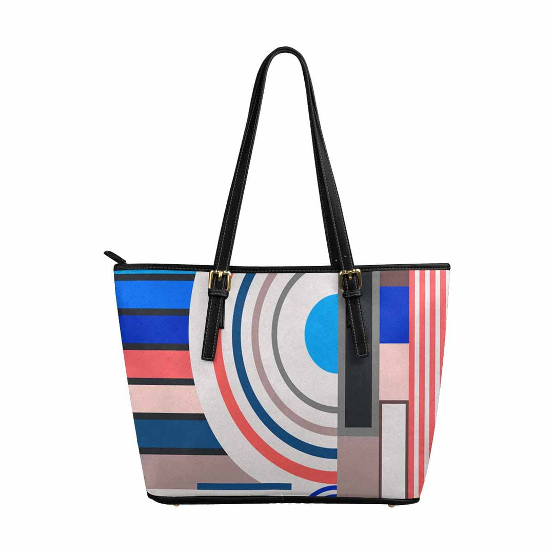 Large Leather Tote Shoulder Bag - Multicolor Handbag - Bags | Leather Tote Bags