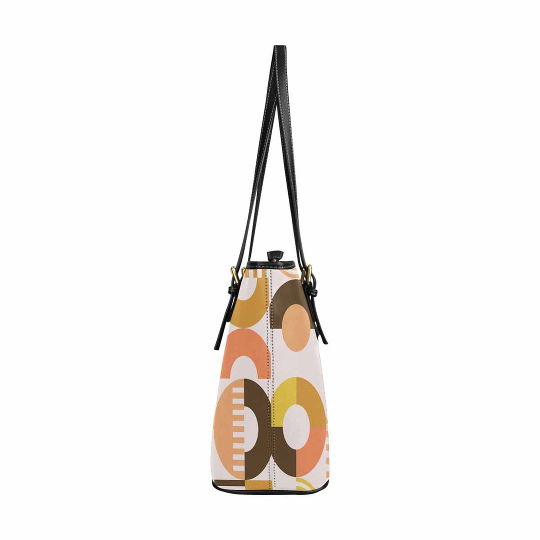 Large Leather Tote Shoulder Bag - Multicolor Handbag - Bags | Leather Tote Bags