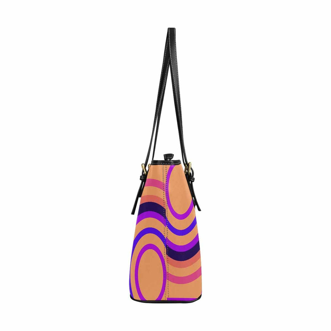 Large Leather Tote Shoulder Bag - Multicolor Handbag - Bags | Leather Tote Bags