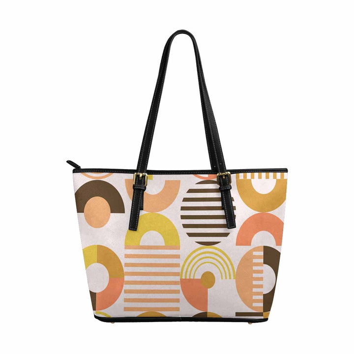 Large Leather Tote Shoulder Bag - Multicolor Handbag - Bags | Leather Tote Bags