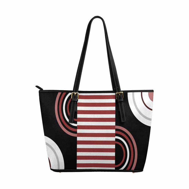 Large Leather Tote Shoulder Bag - Multicolor Handbag - Bags | Leather Tote Bags