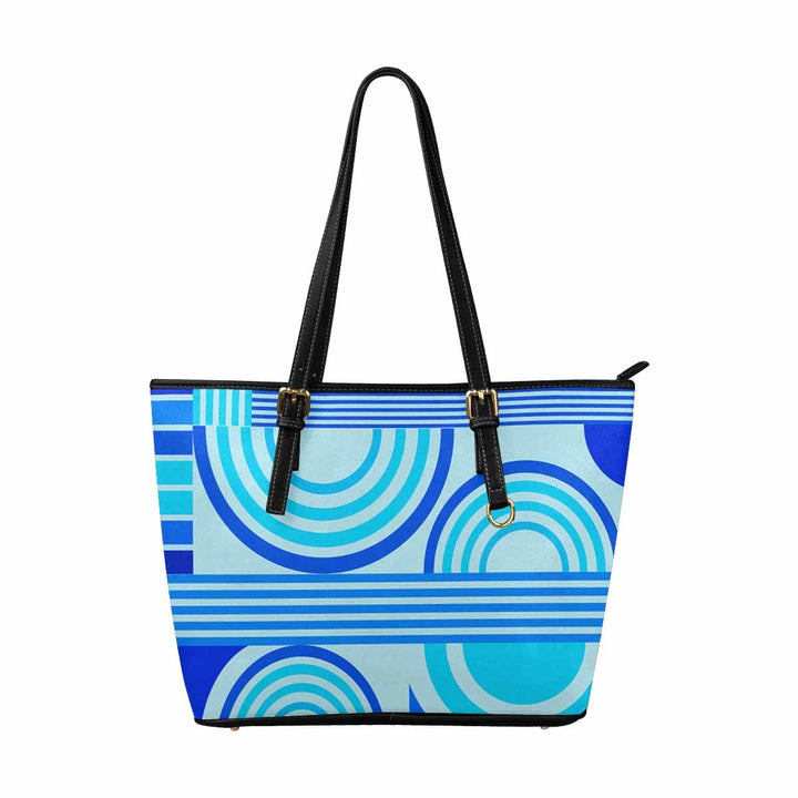 Large Leather Tote Shoulder Bag - Multicolor Handbag - Bags | Leather Tote Bags